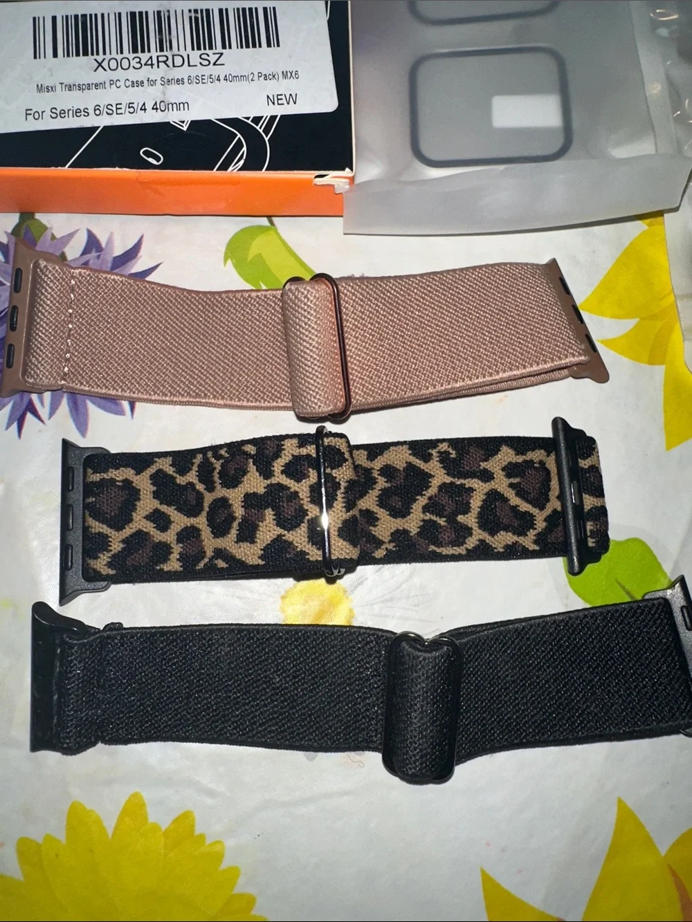 Apple Watch Bands and Protective Case Assorted Colors